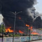 Fire in Raipur