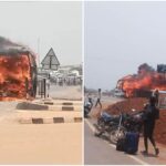 Bus Fire In Abhanpur