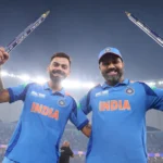 जीत के बाद विराट कोहली और रोहित शर्मा (फोटो क्रेडिट- BCCI)