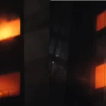 Babylon Tower Fire Breaks Out